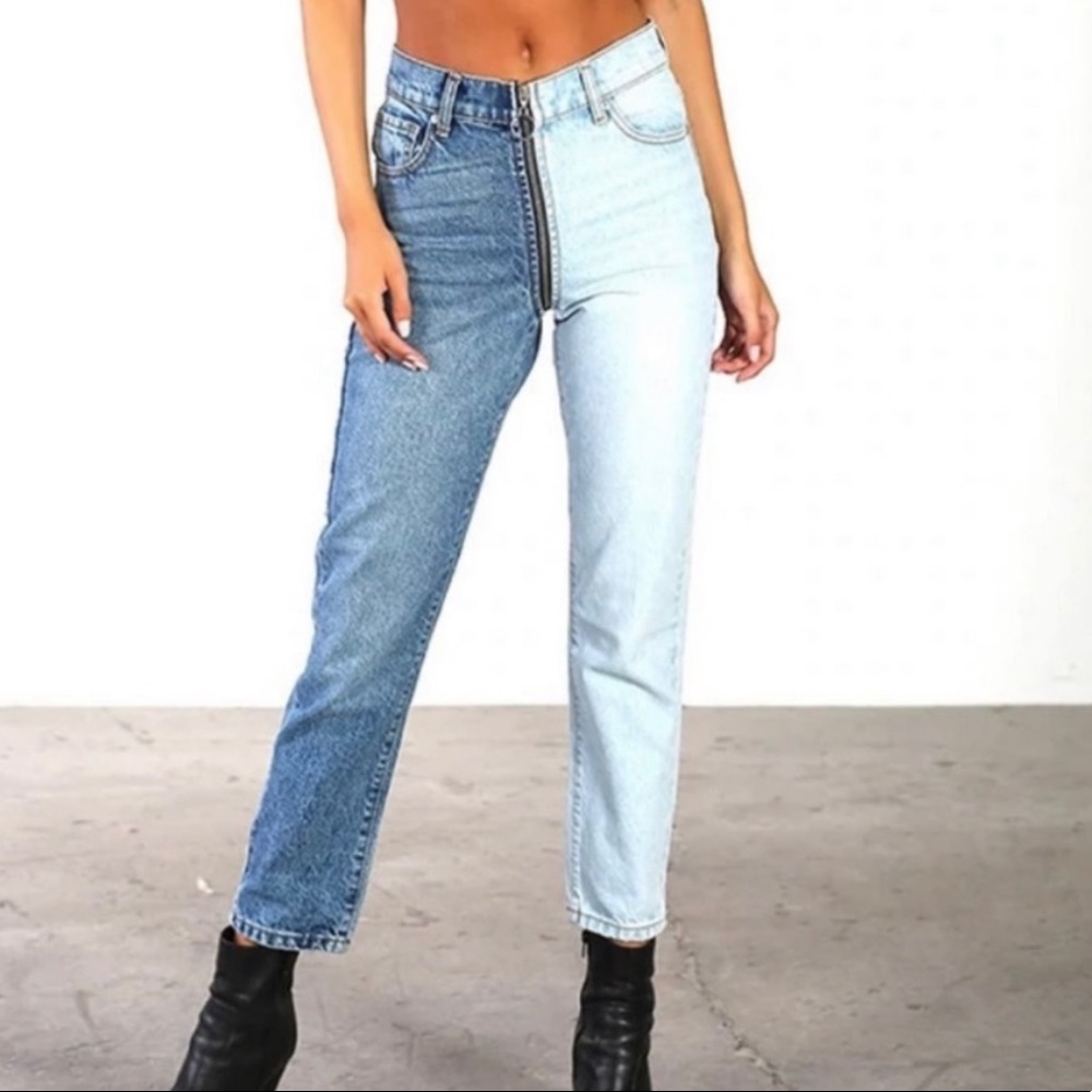 Revice denim yin Yang crop jeans